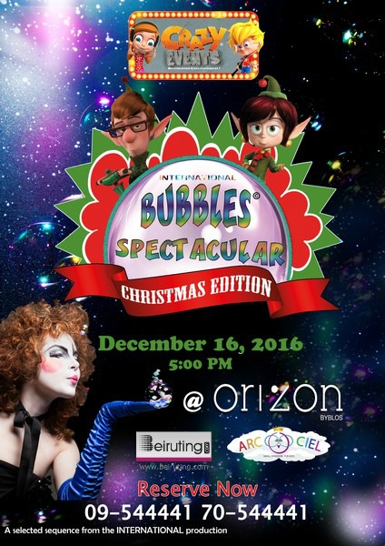 International Bubbles show at Orizon Byblos